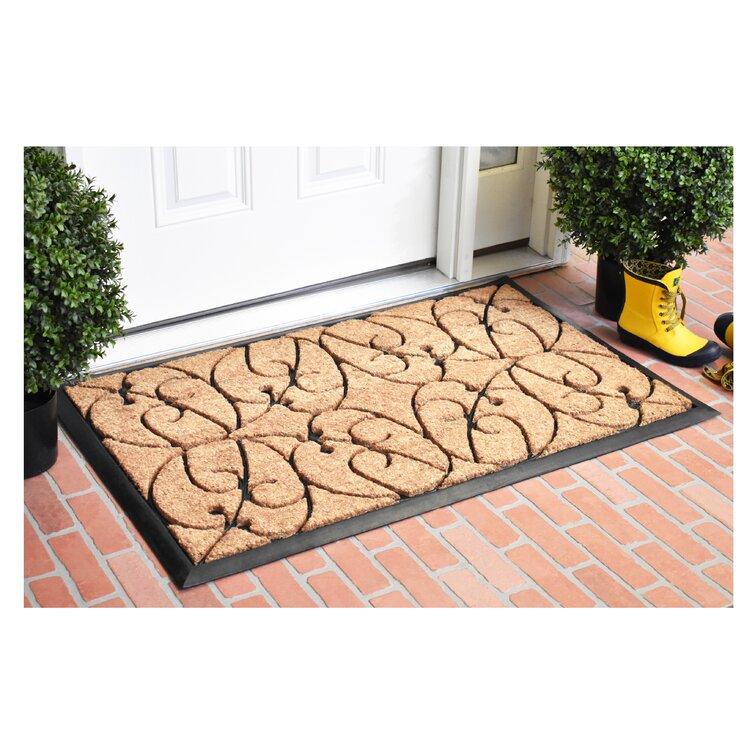 Altarik Non-Slip Geometric Outdoor Doormat