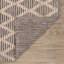 Tapis texturé bleu / ivoire en coton tissé à la main-157812664