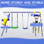 Freeport Park Leverett DIY Swing Set Kit with Mounting Hangers with Mounting Hangers and Chains with Chains