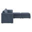 Canapé modulaire rembourré 5 pièces 112,6 po Winfree-1237946779