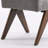 Tufted Linen Upholstered Dining Chair Armless Parsons Side Chair With Solid Wood Legs-2113273006
