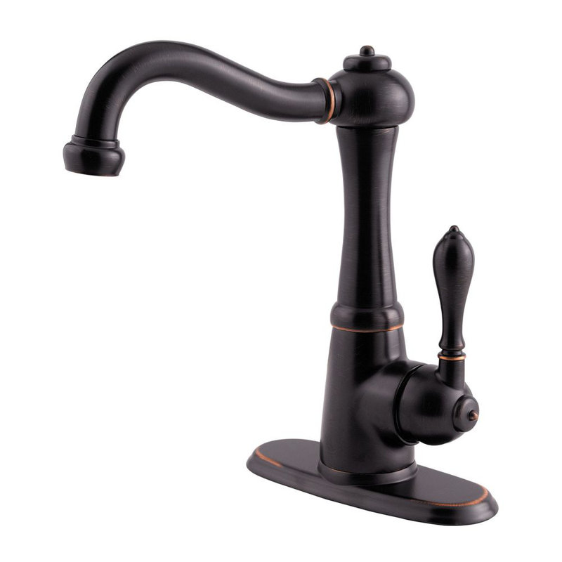 Marielle Single Handle Kitchen Faucet, Tuscan Bronze
