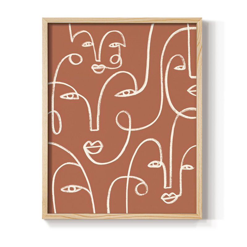 Conn Connection Expressions I, reproduction encadrée - bois massif, H 11 po x l 9 po