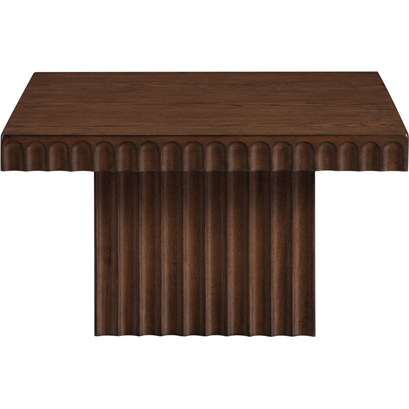 Table basse Fionntan, H 12 po x L 21 po x l 21 po, Brun