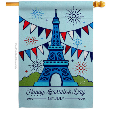 Double Sided 40'' H x 28'' W Polyester Banner