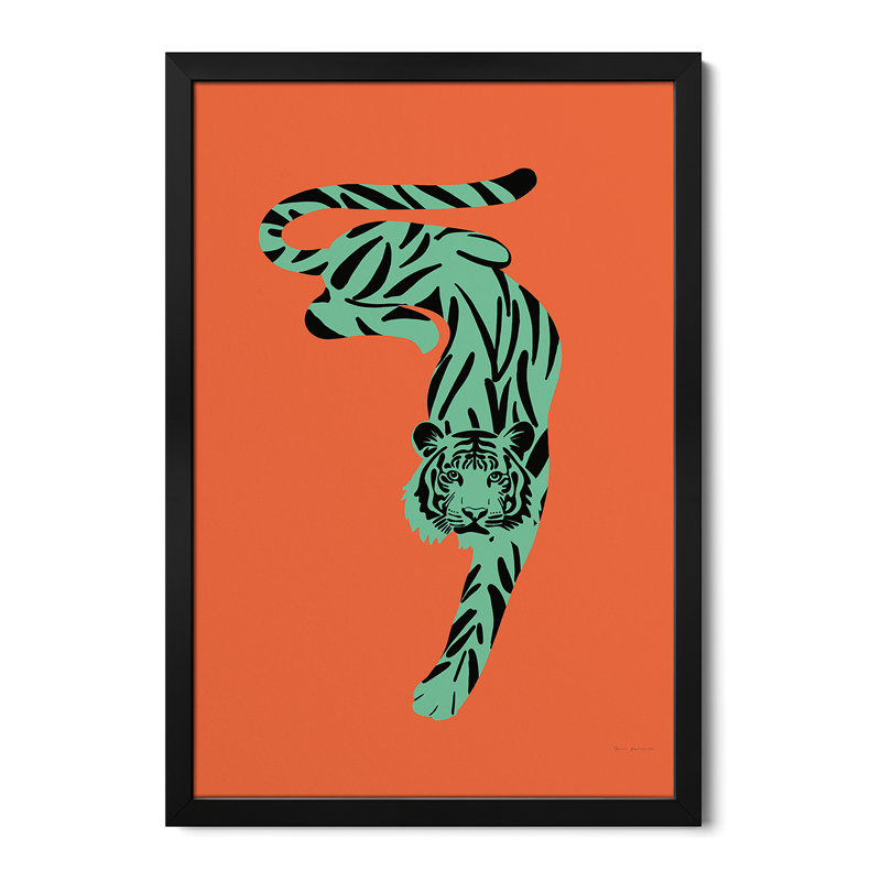 Big Cats III - reproduction d'art murale - affiche de galerie, H 32 po x l 24 po
