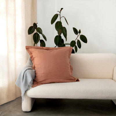 26 x 26 Linen Throw Pillow