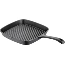  The Whatever Pan Cast Aluminum Griddle Pan for Stove Top -  Lighter than Cast Iron Skillet Pancake Griddle with Lid - Nonstick Stove  Top Grill 10.6 Diameter by Jean Patrique 