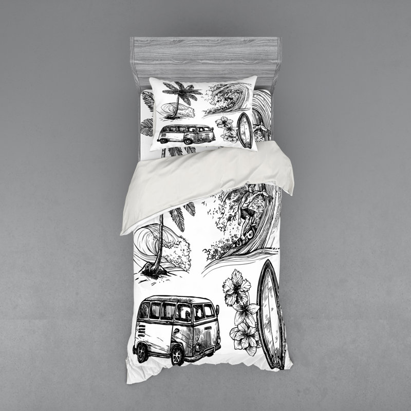 Coastal Polyester Duvet Cover, Twin XL Duvet Cover + 2 Additional Pieces