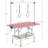 69.7'' H x 46.5'' W x 24'' D Adjustable and Foldable Dog Folding Grooming Table-63246035
