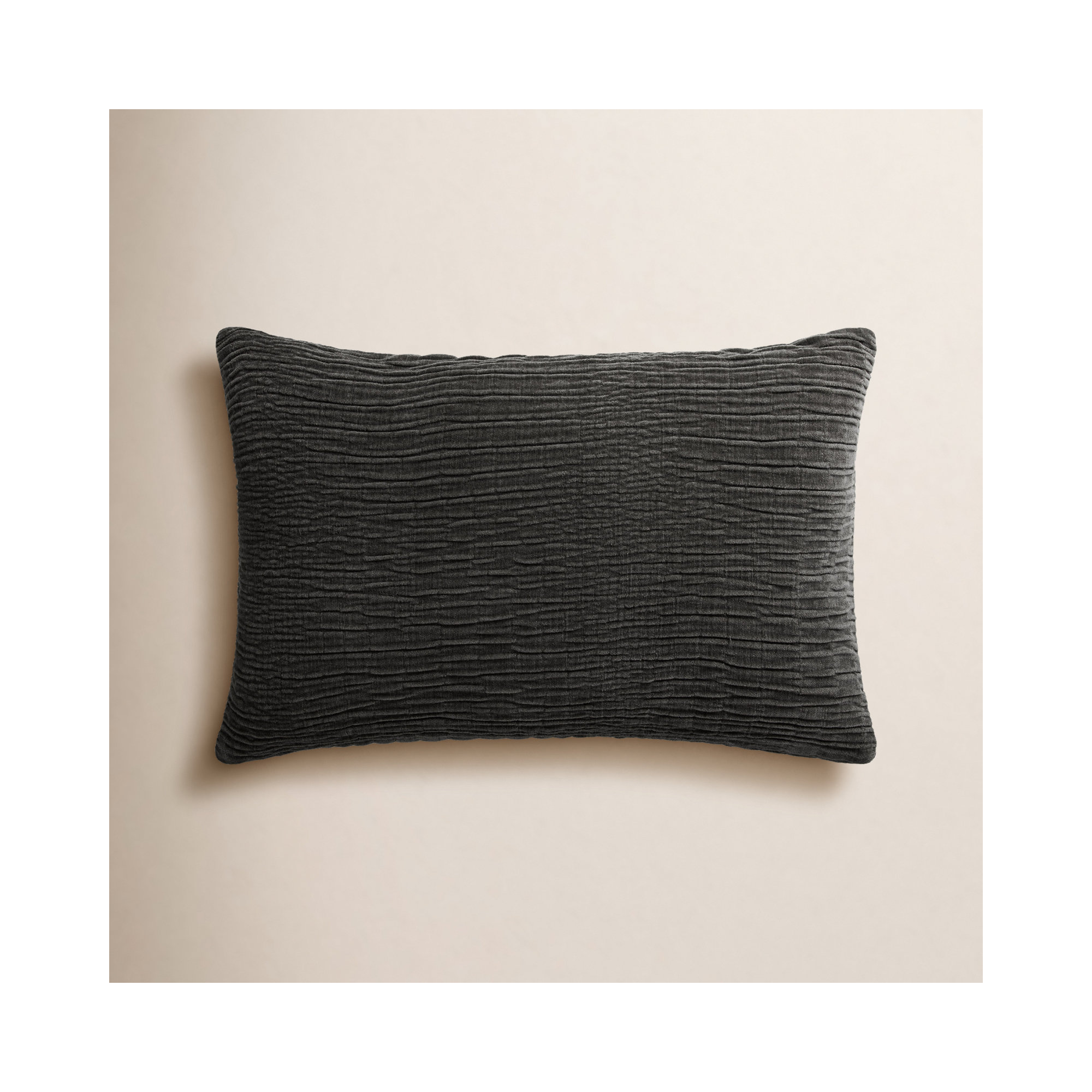 Edan Throw Pillow, Charcoal, 13" x 21", Pillow Cover Only - No Insert