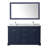 Avery 60'' Double Bathroom Vanity with Marble Top-41604502-80214057