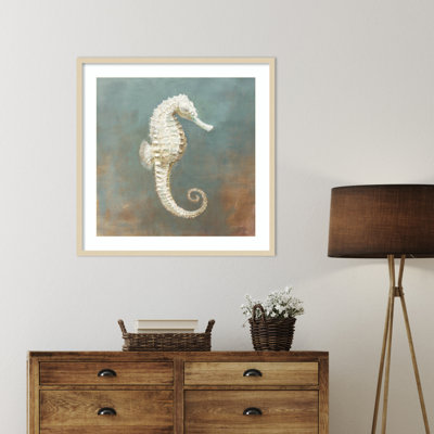 Treasures from the Sea I by Danhui Nai Wood Framed Wall Art Print