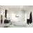 Gaia 30 in. x 58.25 in. Frameless Fluted Single Fixed Bath Panel-91035187