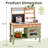 Wooden Mud Kitchen For Kids, Outdoor Playset With Water Sink, BBQ Grill, Coffee Maker, Planting Area & Oven