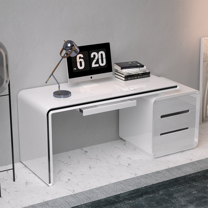 Bureau rotatif extensible 47,24 "Modern Minimalist, H 29,53 po x l 47,24 po x P 23,62 po