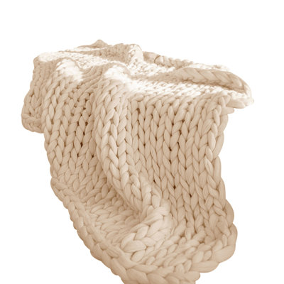 Knitted Throw Blanket