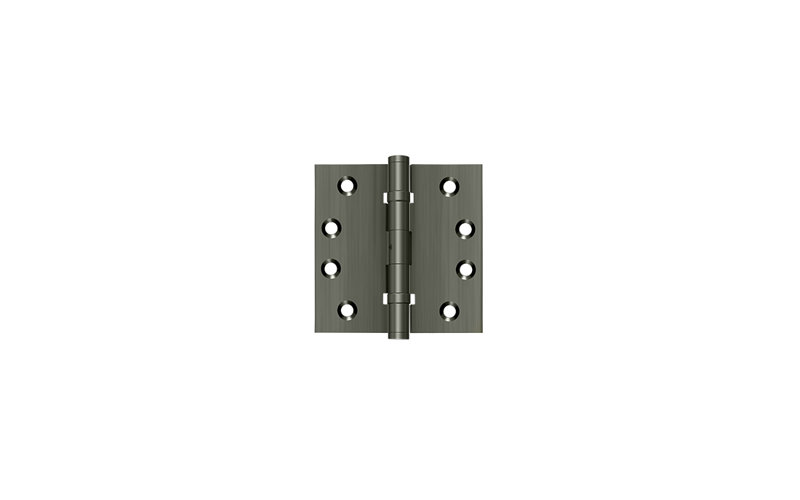 102'' x 102'' Butt Bearing Hinge, Antique Nickel
