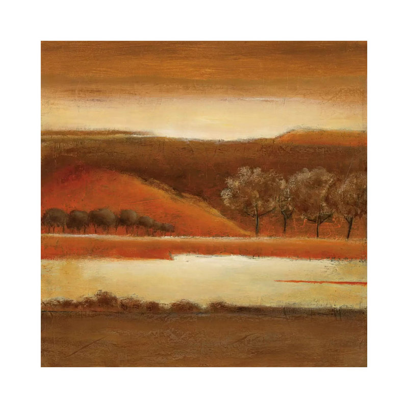 Mountain Valley I by Ursula Salemink-Roos - Wrapped Canvas Gallery-Wrapped Canvas Giclée, 45.72 cm H x 45.72 cm W