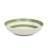 Gibson Home Kenwood Shores 16 Piece Stoneware Dinnerware Set, Hand-Painted Plates and Bowls, Service for 4 - Green Striped-114485492
