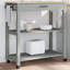 Kitchen Trolley MONZA 84X40x90 Cm Solid Wood Pine-89913817
