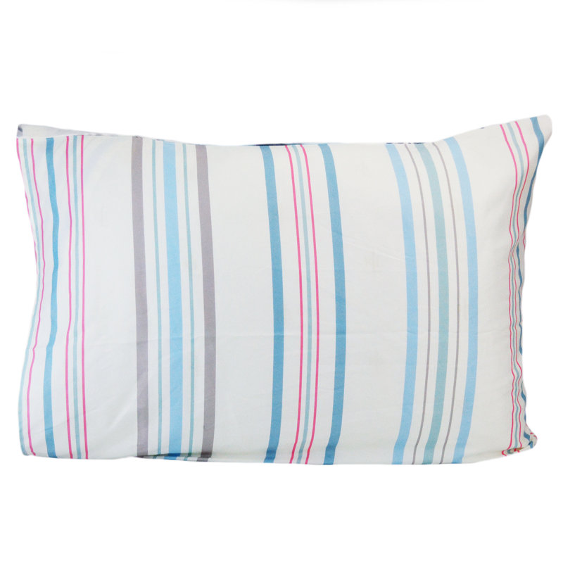 Channel Striped Comforter Set, Queen Quilt + 2 Standard Pillowcases
