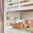 Twin Over Twin Bunk Bed with Shelves-1312131718