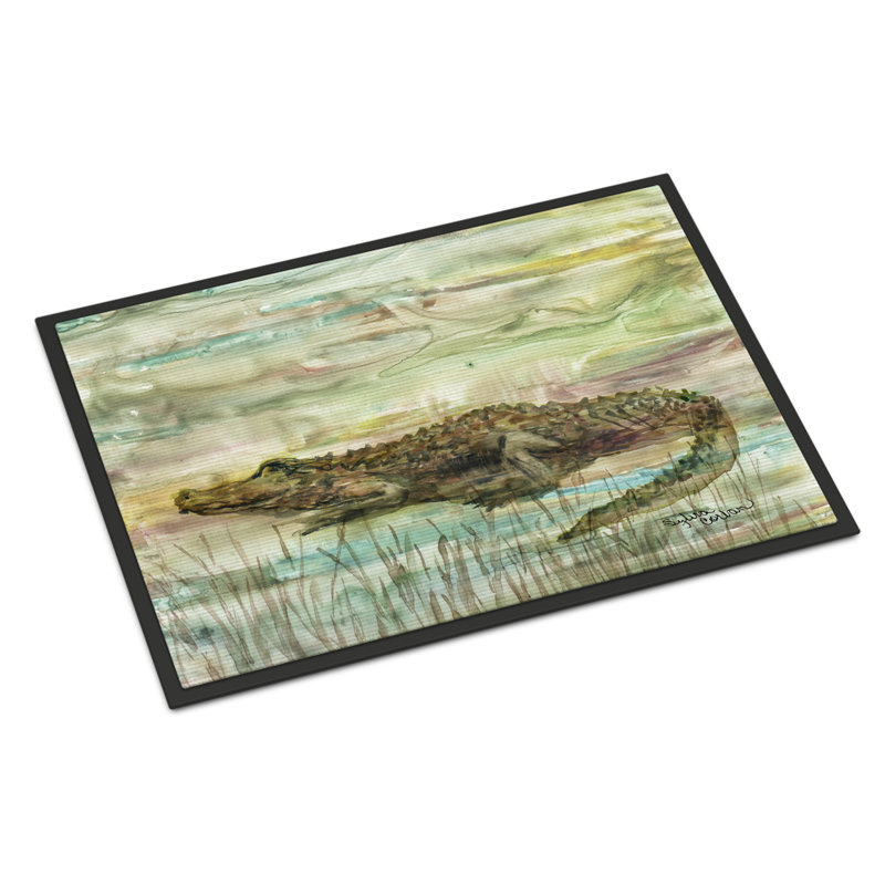 Salas Non-Slip Outdoor Doormat, Rectangle 1'5" x 2'2"
