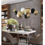Décoration murale circulaire en métal moderne et minimaliste-1067562144