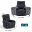  Fauteuil inclinable et berçant manuel en velours côtelé 34 po Sherry-1897598817-1886115794