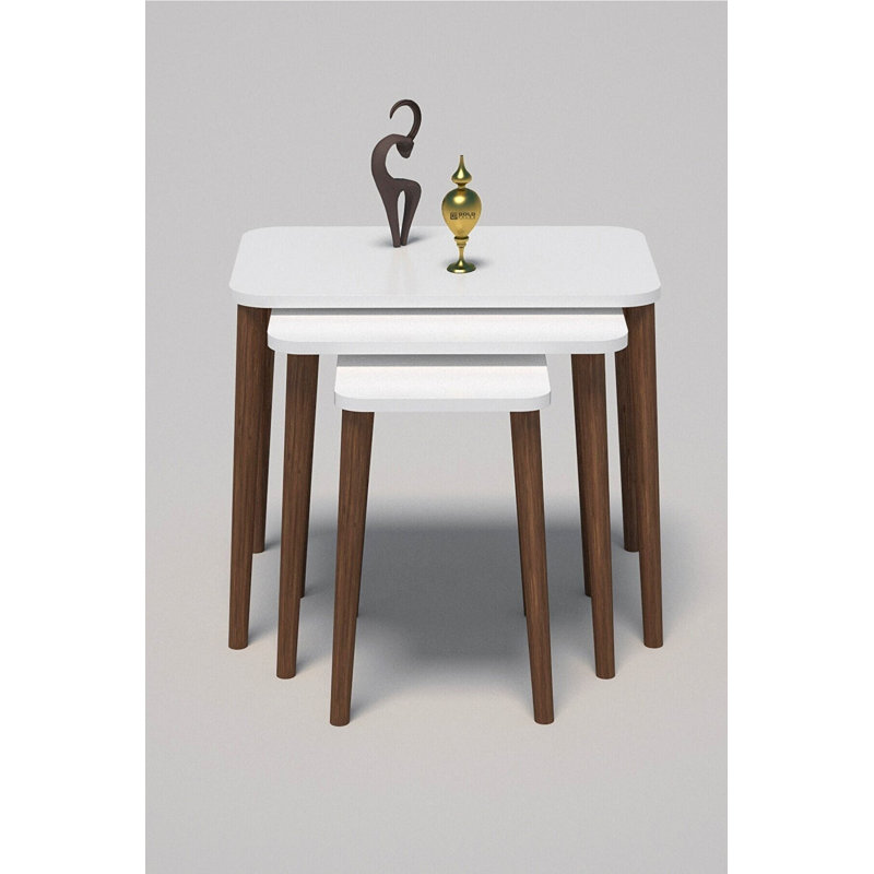 Nyda Nesting Tables, White
