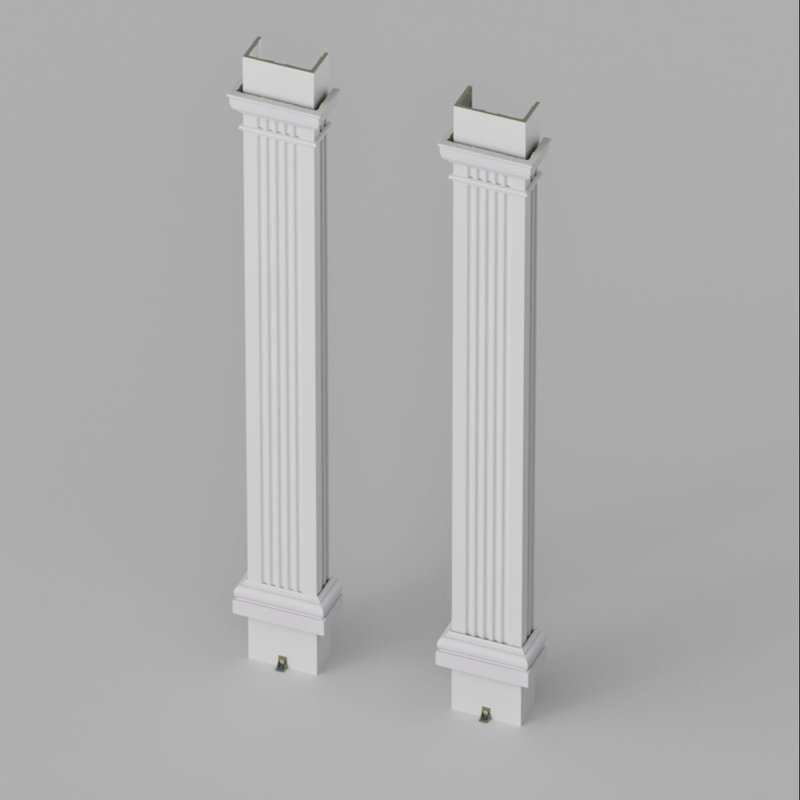 Colonne Endura-Stone, H 96 po x l 8 po x P 8 po