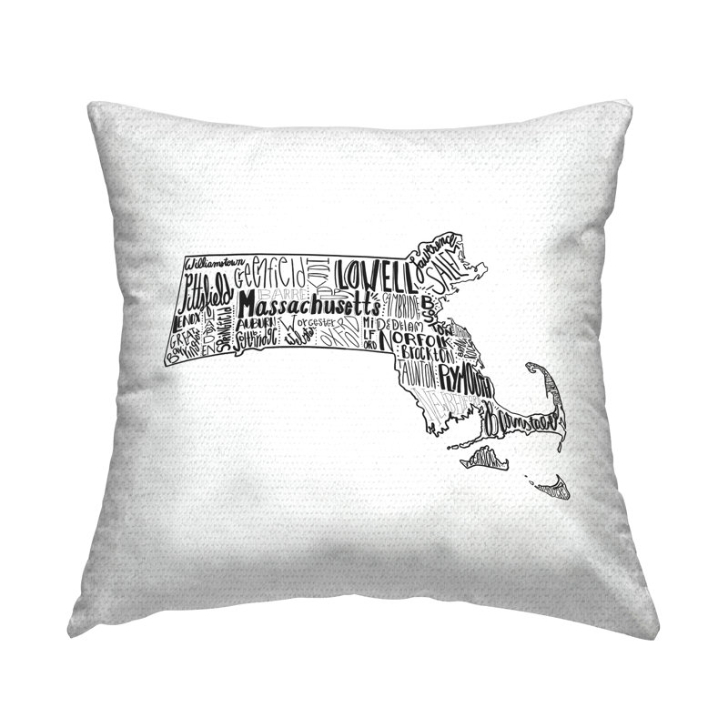 Coussin d'extérieur du Massachusetts State