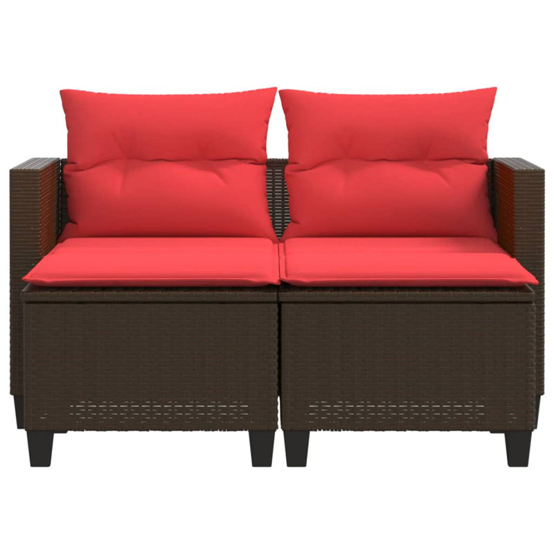 Fairlawn 48'' Wide Rectangle Patio Sofa with Cushions
