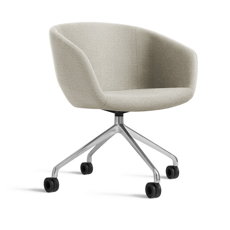 Host Task Chair Storm Velvet, Tait Stone Textured Basketweave