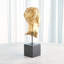 Gilded Portrait Sculpture-Gold Leaf