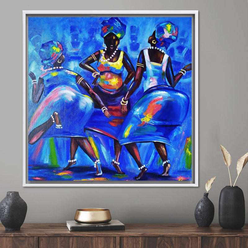 Print on Canvas, 20 cm H x 20 cm W, White Floater Framed