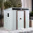 6 ft. W x 5 ft. D Lean-To Storage Shed with Window Transparent Plate,Modern Robust Construction Tool Shed with Sliding Doors and Padlock-97829025