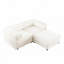 Canapé en chenille avec repose-pieds en tissu-83657641-83659863-83659860