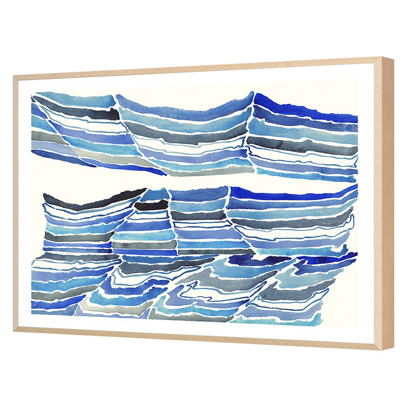 «My Little Brown Book» encadré sur papier par Kenneth Showell