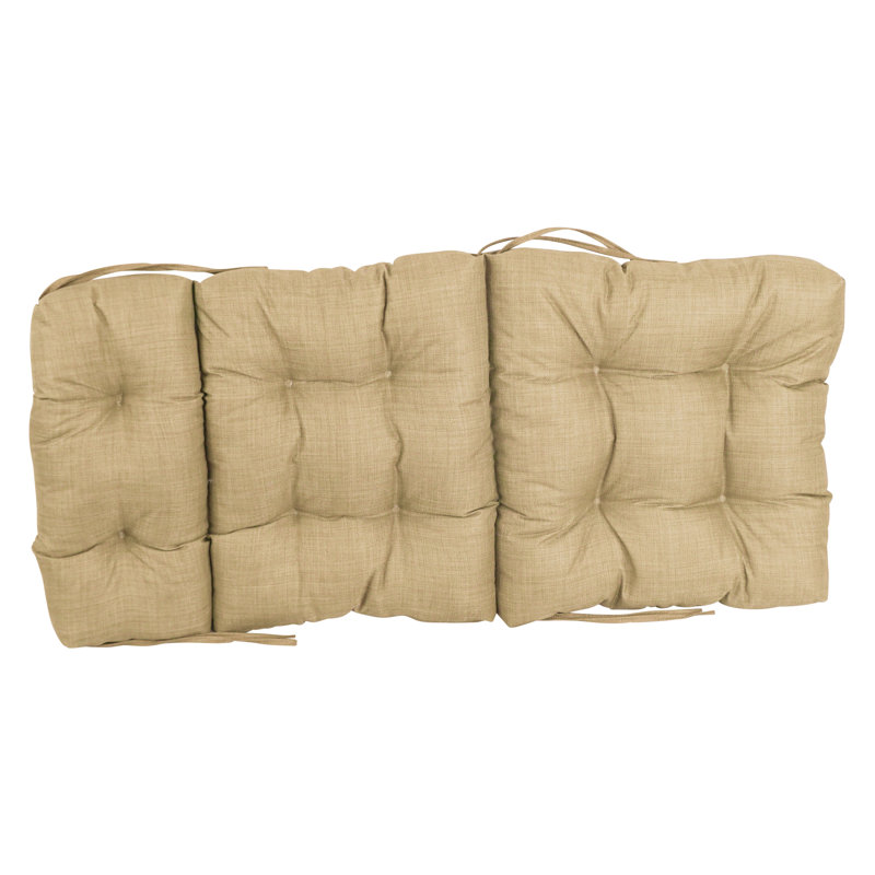 Outdoor Seat / Back Cushion, 20" W x 42" D, Sandstone