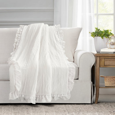Jeté en dentelle Lush Decor Ella Ruffle