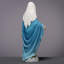 Figurine Notre Dame de Grâce en polyrésine 6,1 pouces de hauteur