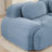 Boneless L-Shaped Corduroy Cloud Sectional Sofa With Ottoman-381968717