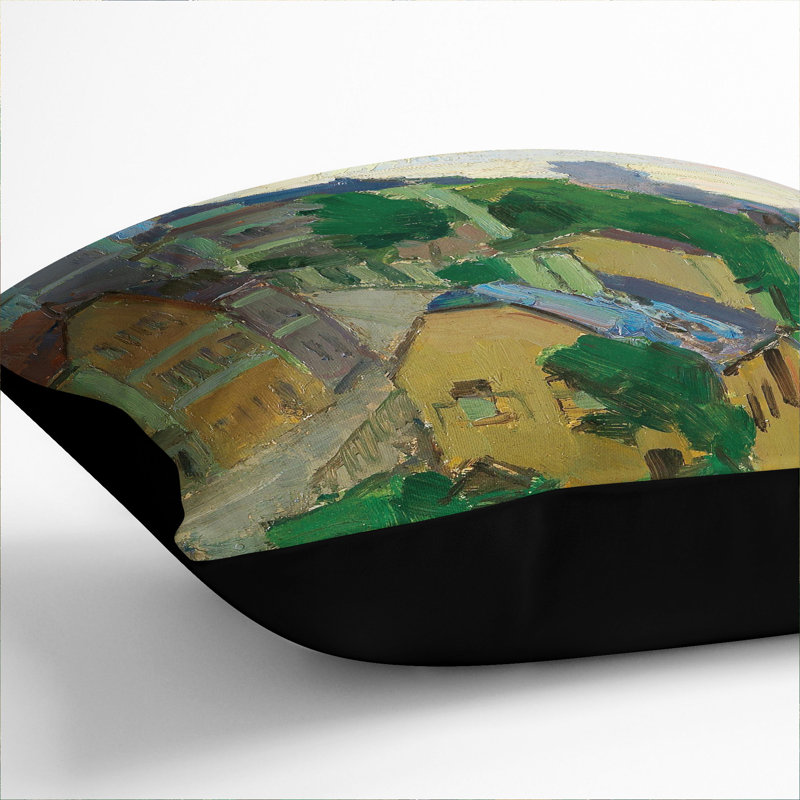 Waidhofen an Der Ybbs Scatter Cushion, 55cm H x 55cm W x 20cm D, Black