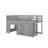 Twin Size Loft Bed With Cabinet And Shelf-1036093167