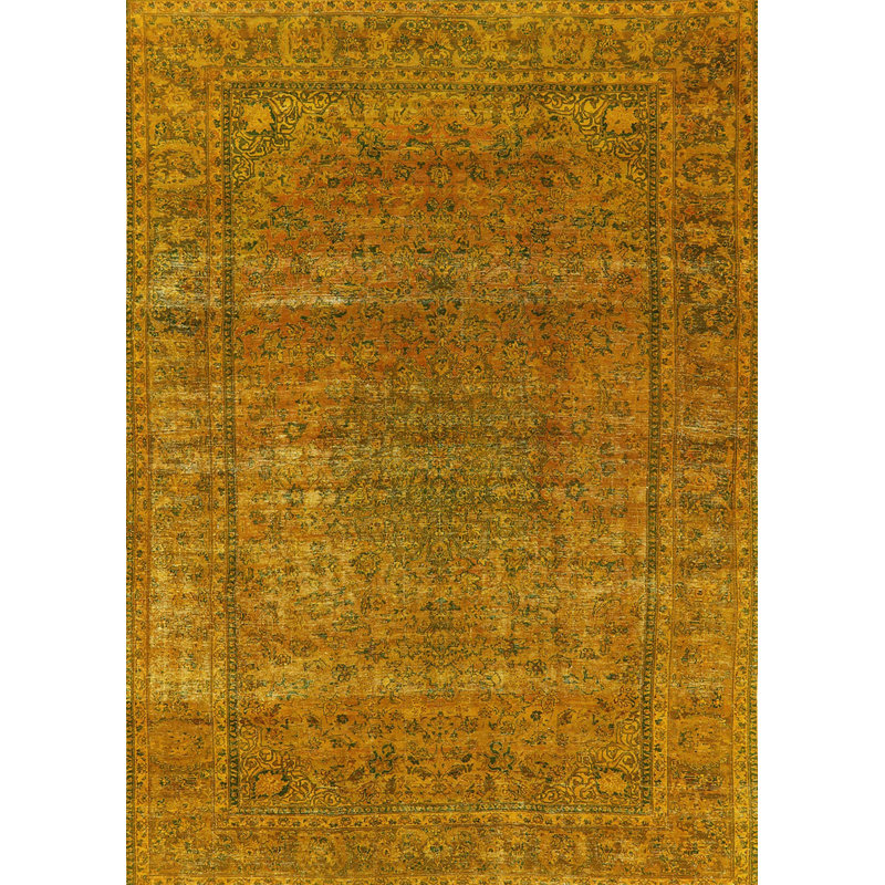 Tapis 100% moderne lavable à la machine de style Mid-Century 536, Rectangle 2 pi x 4 pi