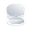 Miroir compact Hello Kitty à DEL pour le sac à main, miroir de maquillage lumineux de voyage avec grossissement 3X, luminosité réglable