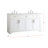 Moore 60'' Double Bathroom Vanity with Engineered Marble Top-1809311148