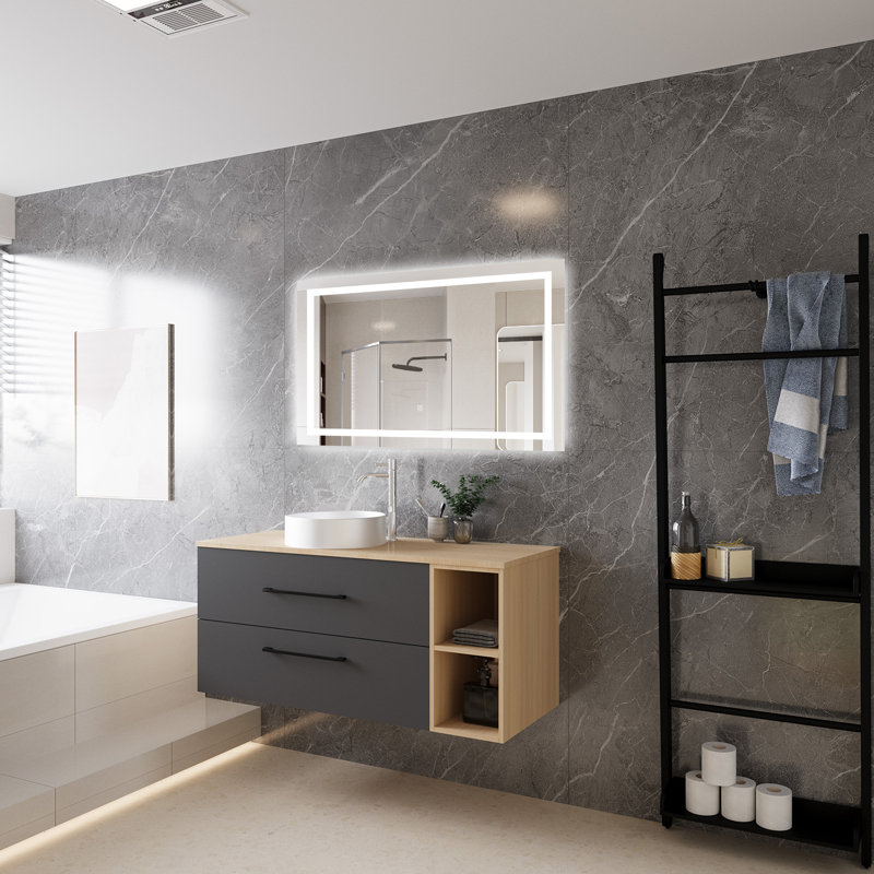 1200mm Single Bathroom Vanity with Drop In Ceramic Basin